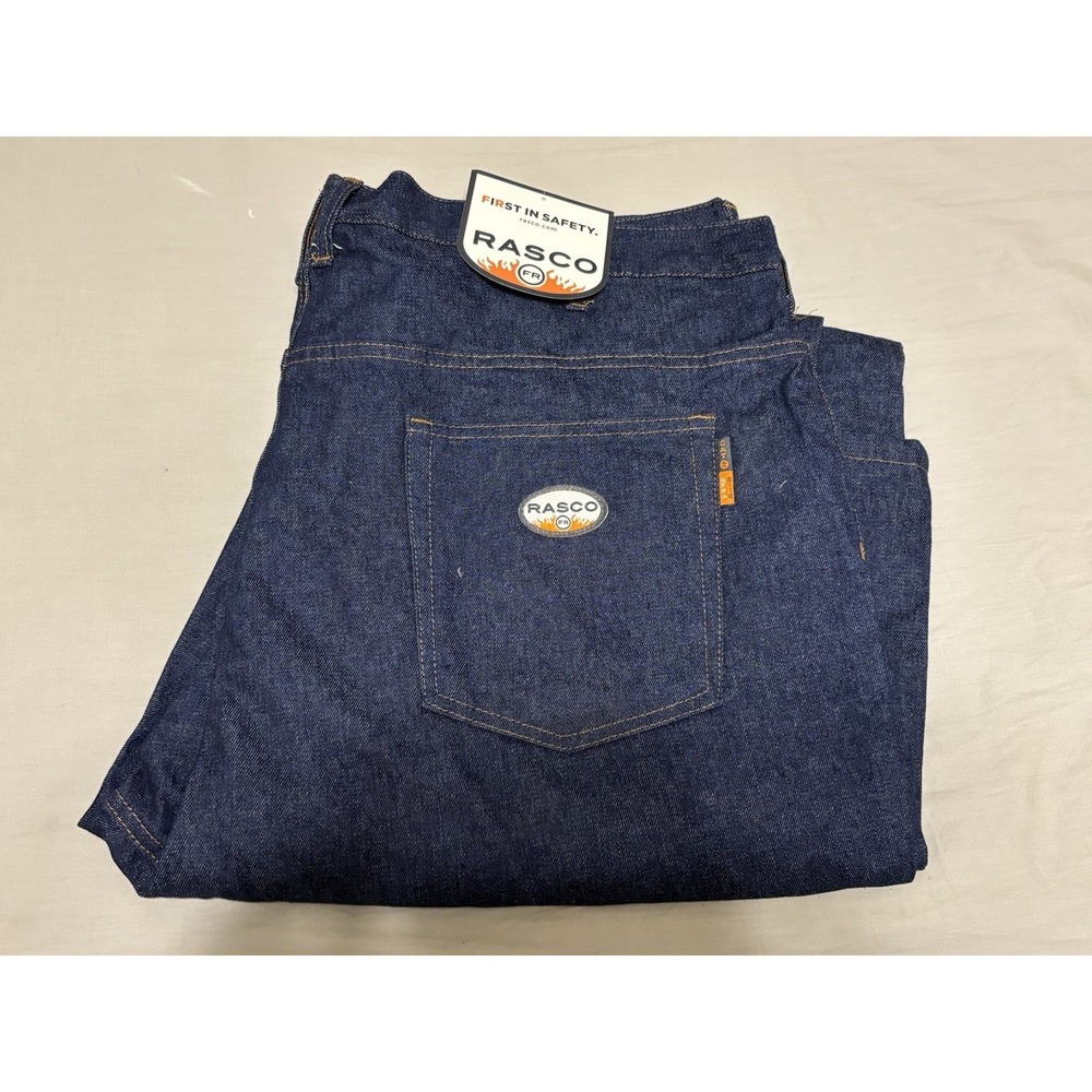 ⭐️Rasco FR Blue Jeans Men's 46x34 Flame Resistant Denim⭐️JFR1211⭐️NWT⭐️